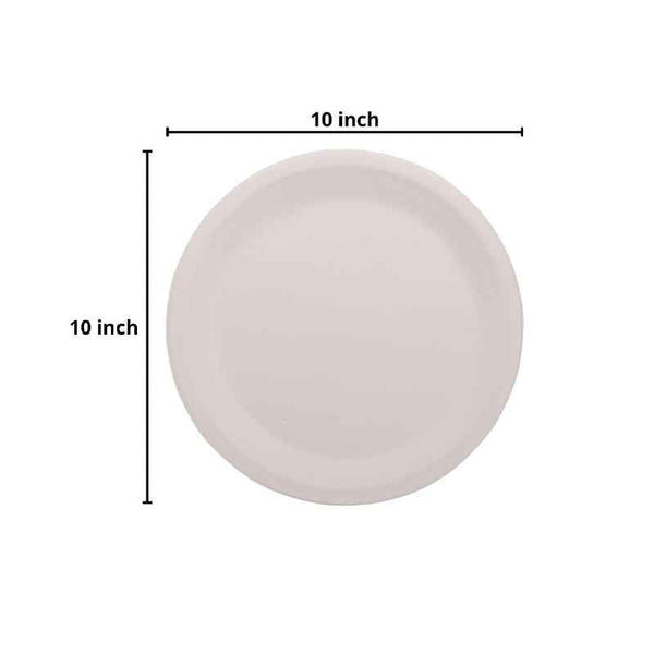 10 Inch Bagasse Plates – Eco-Friendly Compostable Dinner Plates UK