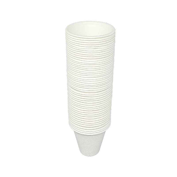 Eco Friendly Biodegradable Compostable Green Platter Cup 220 ML (2.9 inch x 3.2 inch) (made from Sugarcane Bagasse)