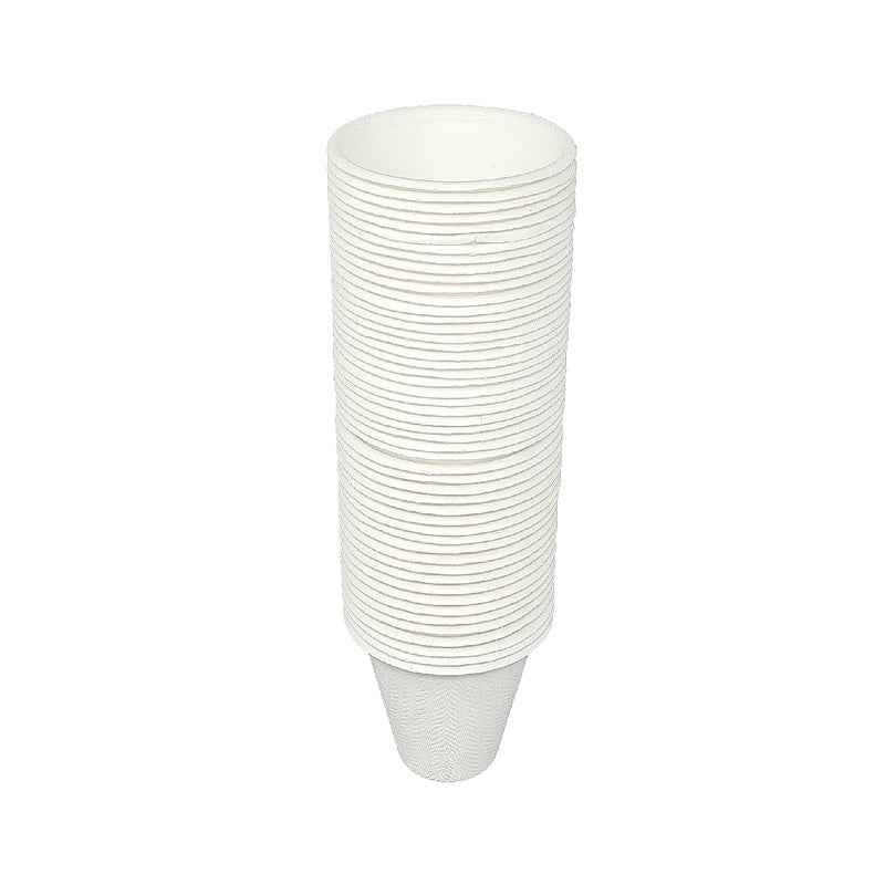 Eco Friendly Biodegradable Compostable Green Platter Cup 220 ML (2.9 inch x 3.2 inch) (made from Sugarcane Bagasse)