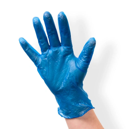 Blue Vinyl Glove Size Small/Medium/Large 1000 Pieces/Carton