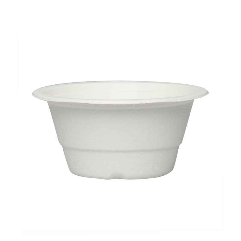 Eco Friendly Biodegradable Compostable Green Platter 340 ml Bagasse Round Bowl (made from Sugarcane Bagasse)