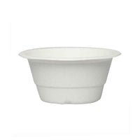 340ml (12oz) compostable bagasse round bowl