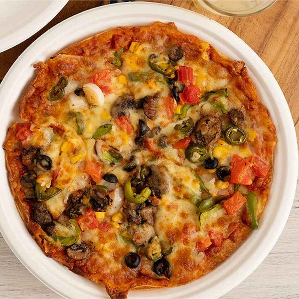 10 Inch Bagasse Plates – Eco-Friendly Compostable Dinner Plates UK