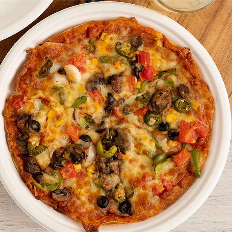 10 Inch Bagasse Plates – Eco-Friendly Compostable Dinner Plates UK