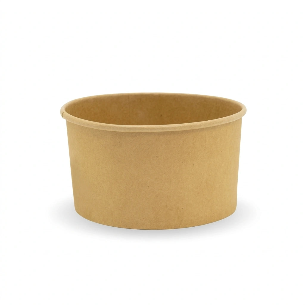 Round Kraft Deli Bowls (1000ml)-400Pcs/Carton