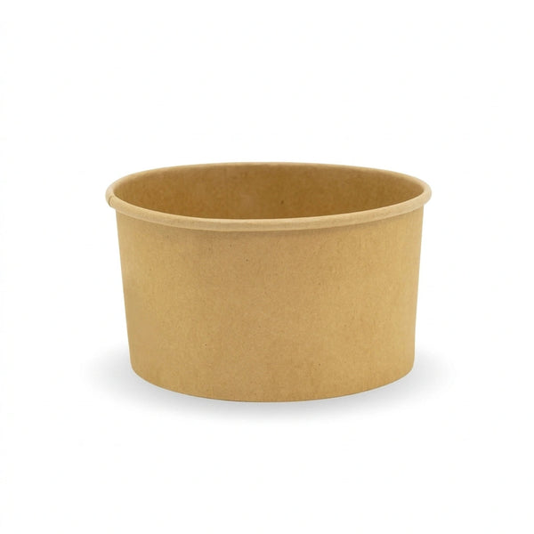 Greenplatter 1000ml kraft bowl on white background