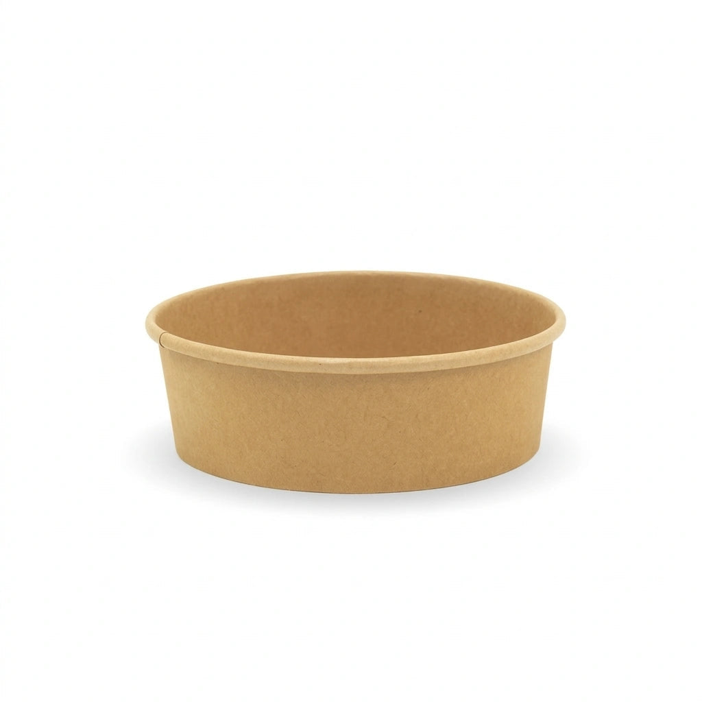 Round Kraft Deli Bowls (500ml)-400 Pcs/Carton