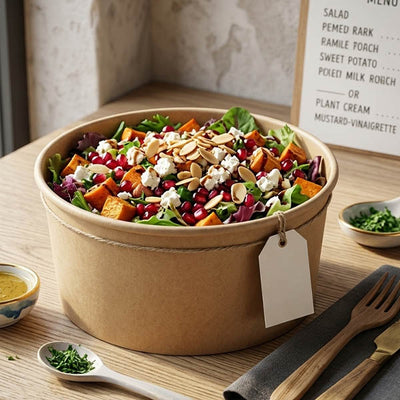 Round Kraft Containers