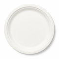 7 Inch Compostable Bagasse Snack & Cake Plates